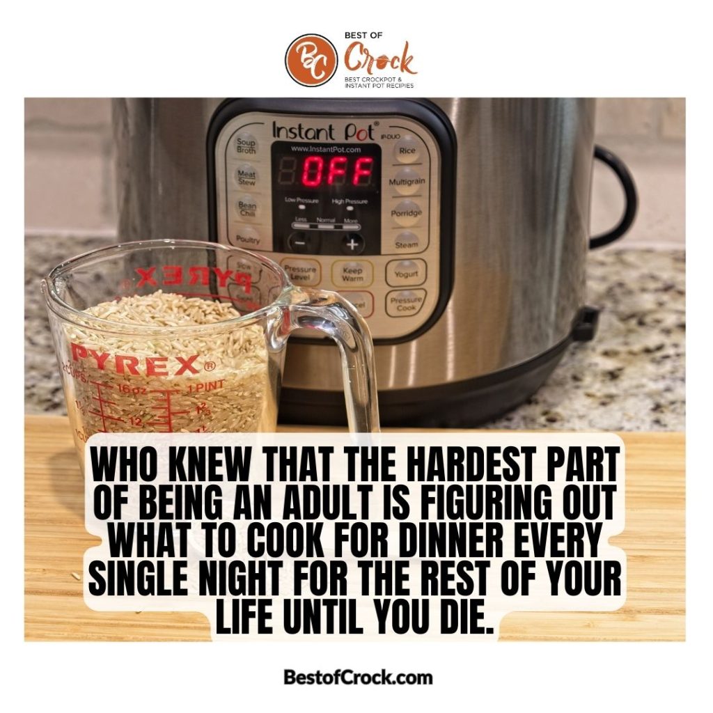 Funny Dinner Memes Who knew that the hardest part of being an adult is figuring out what to cook for dinner every single night for the rest of your life until you die.