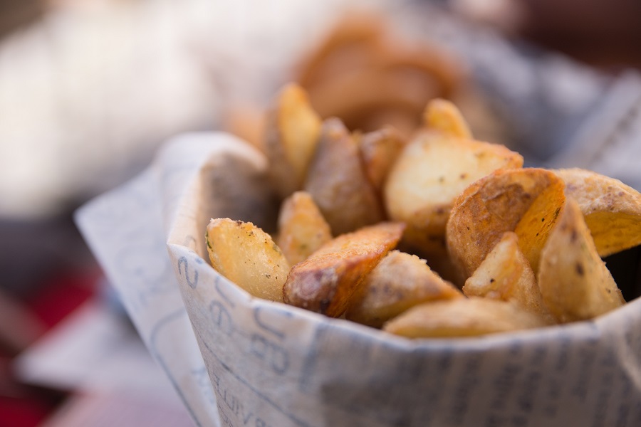 Funny Potato Memes Roasted Potatoes Sitting in a Small Basket