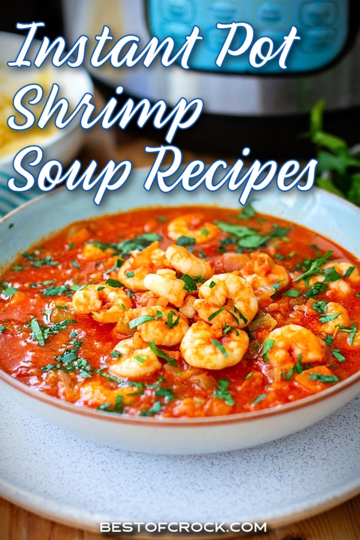 The best Instant Pot shrimp soup recipes take homemade soup recipes to a whole new, delicious level. Instant Pot Seafood Recipes | Pressure Cooker Dinner Recipes | Pressure Cooker Shrimp Recipes | Shrimp Recipes for Two | Ways to Cook Shrimp | Frozen Shrimp Ideas | Instant Pot Date Night Recipes | Instant Pot Dinner Party Recipes | Instant Pot Recipes for Two | Easy Dinner Recipes | Easy Shrimp Dinners