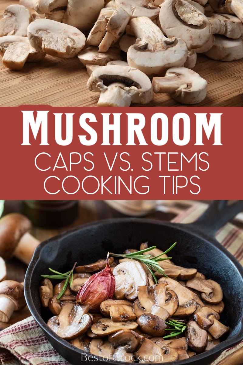 Knowing these mushroom caps vs stems cooking tips can help you add flavor to delicious recipes and enjoy more parts of a unique ingredient in global cuisine. Tips for Growing Mushrooms | Tips for Cooking Mushrooms | Tips for Foraging for Mushrooms | Cooking Tips for Mushroom Stems | How to Cook Mushrooms | Recipes with Mushrooms | Crockpot Recipes with Mushrooms | How to Spot Edible Mushrooms via @bestofcrock