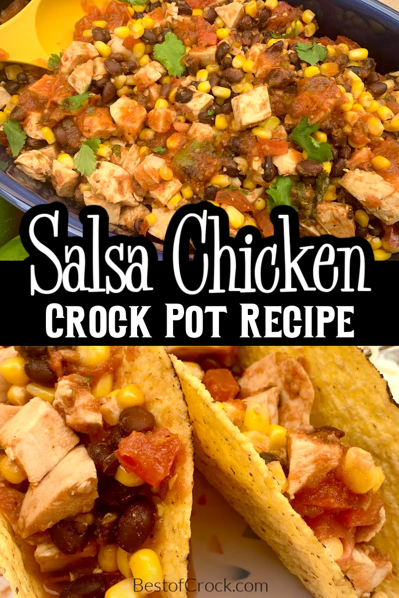 An easy salsa Crock Pot salsa chicken recipe can help you put a family dinner together that even picky eaters will love. Slow Cooker Salsa Chicken | Taco Tuesday Recipes | Crockpot Mexican Food | Slow Cooker Chicken Recipe | Crockpot Chicken Recipes | Slow Cooker Dinner Recipe | Crockpot Recipes for Dinner | Easy Crockpot Recipes | Dinner Recipes with Chicken Breasts | Mexican Food Recipes | Family Dinner Ideas