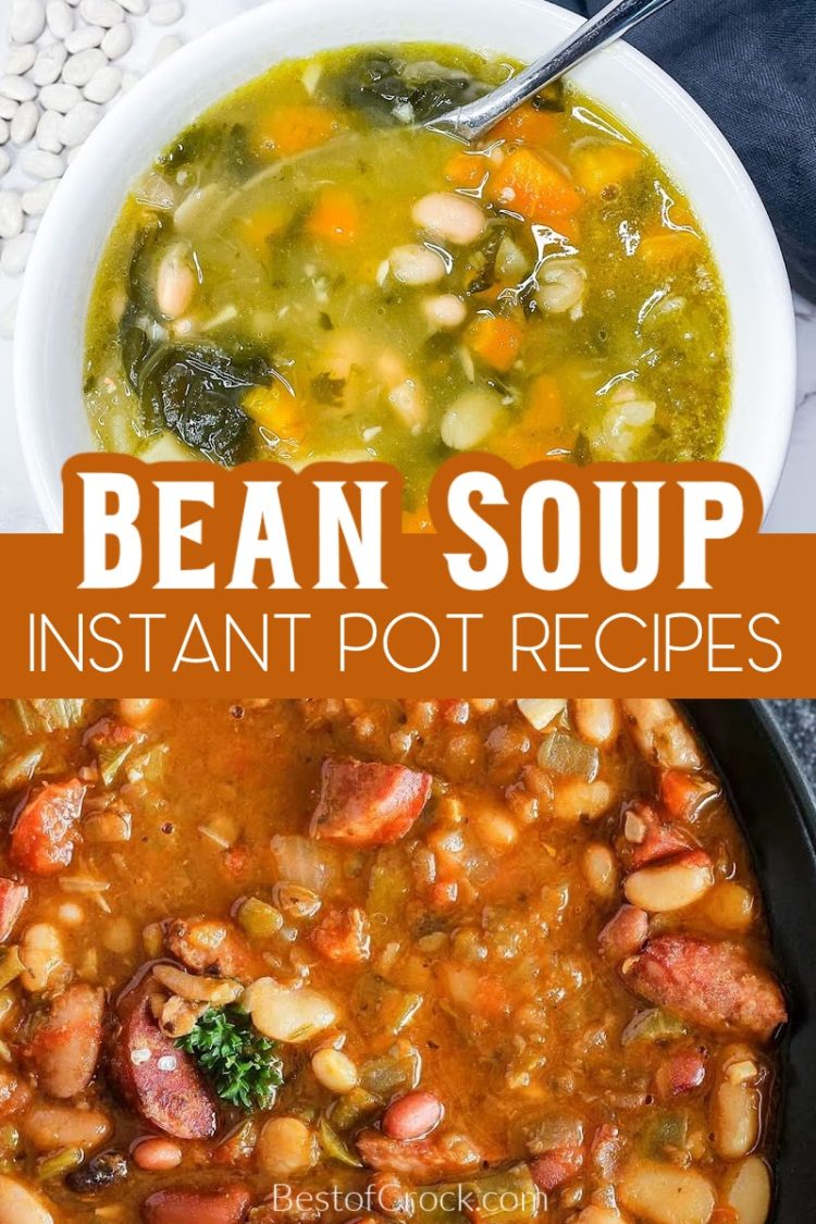 Instant Pot Bean Soup Recipes No Soak Bean Soups