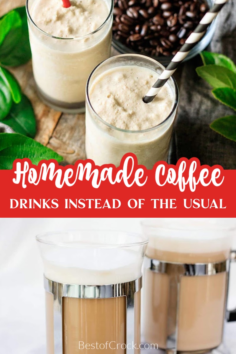 Coffee is one of the best coffee bean drinks to make at home; use these drink ideas for a little inspiration when you need to satisfy your coffee fix. Coffee Recipes | Freshly Ground Coffee Recipes | Iced Coffee Recipes | Unique Coffee Drinks | Easy Coffee Drinks | Drink Recipes with Coffee | Sweet Drinks with Coffee | Copycat Coffee Recipes | Starbucks Copy Cat Recipes | Mcdonalds Copy Cat Recipes via @bestofcrock