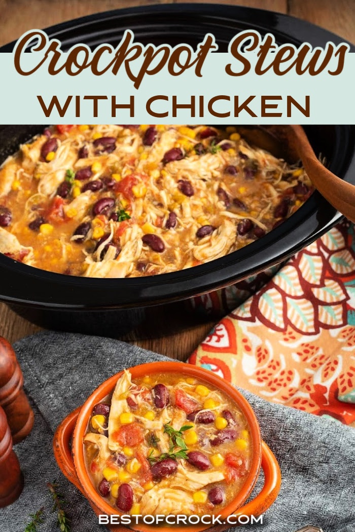 The best crockpot stews with chicken for fall offer the perfect amount of warmth and comfort for the season. Crockpot Recipes for Fall | Slow Cooker Fall Recipes | Crockpot Recipes with Chicken | Slow Cooker Chicken Recipes | Chicken Stew Recipes | Crockpot Stew Recipes | Slow Cooker Stew Recipes | Comfort Food Recipes | Crockpot Comfort Food Recipes | Easy Chicken Dinner Recipes | Chicken Stew Ideas via @bestofcrock