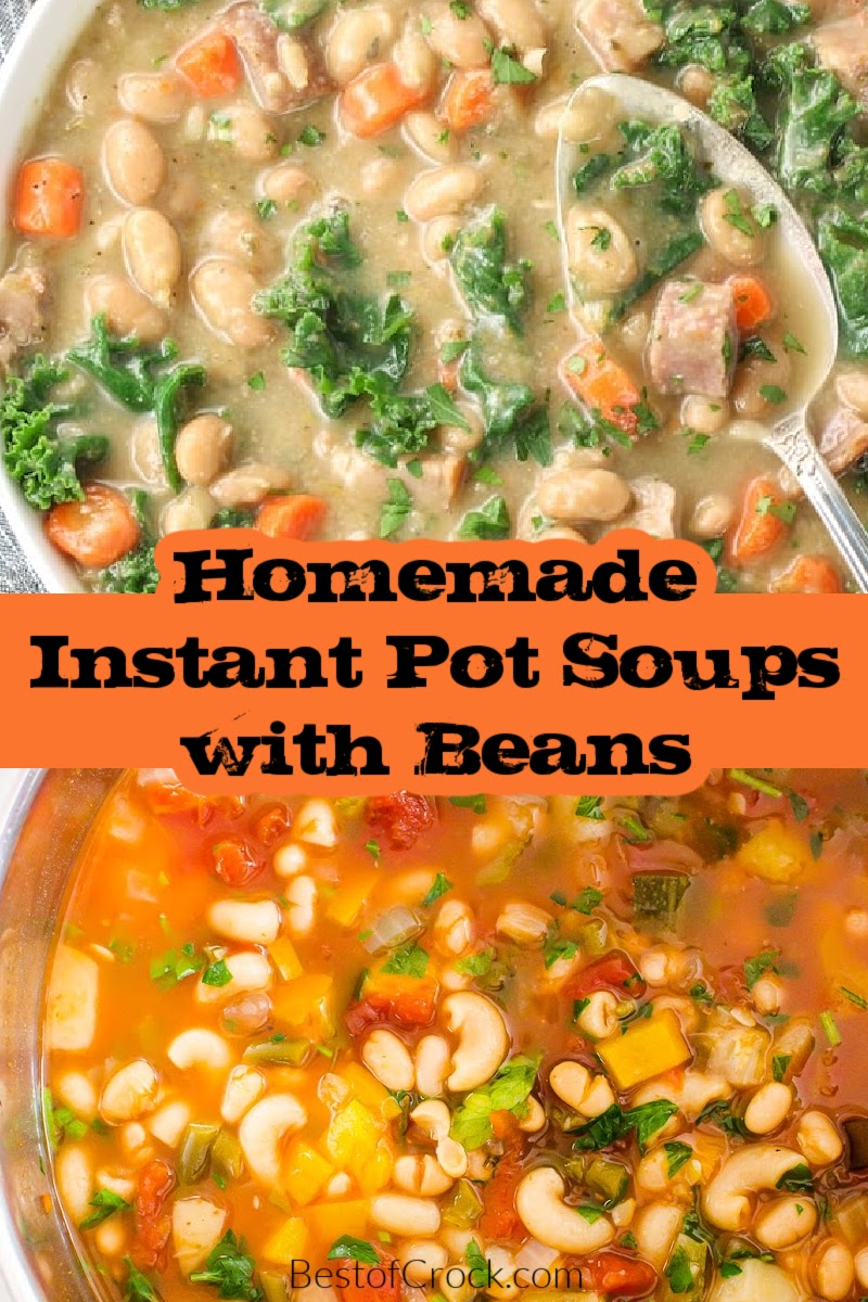 Instant Pot bean soup recipes help us ditch the soaking process and get to that delicious bowl of homemade soup quicker. Homemade Soup Recipes | Healthy Soup Recipes | Instant Pot Soup Recipes | Bean Soup Ideas | Healthy Bean Soup Recipes | Easy Instant Pot Bean Soups | Homemade Bean Soup Recipes | No Soak Bean Soup Ideas | Tips for Making Bean Soup via @bestofcrock