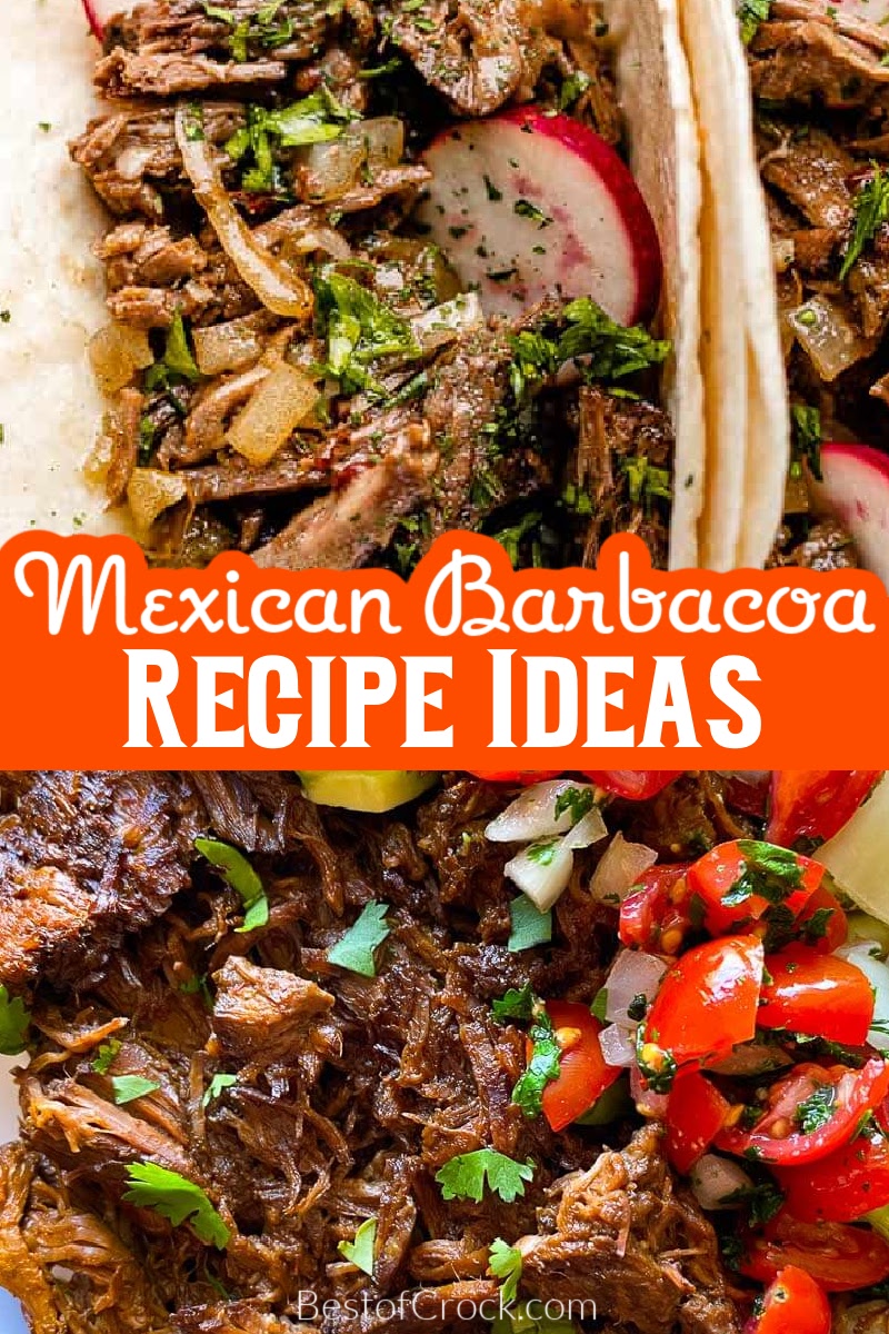 These easy Mexican barbacoa recipe ideas are versatile and can help with your meal planning, so you can easily prepare dinner at home any night of the week. Mexican Food Ideas | Mexican Recipes | Easy Mexican Recipes | Mexican BBQ Recipes | Meat for Tacos | Meat Recipes for Burritos | Taco Bowl Ideas | Burrito Bowl Ideas | Easy Dinner Recipes | Protein Dinner Recipes | Make Ahead Lunch Recipes