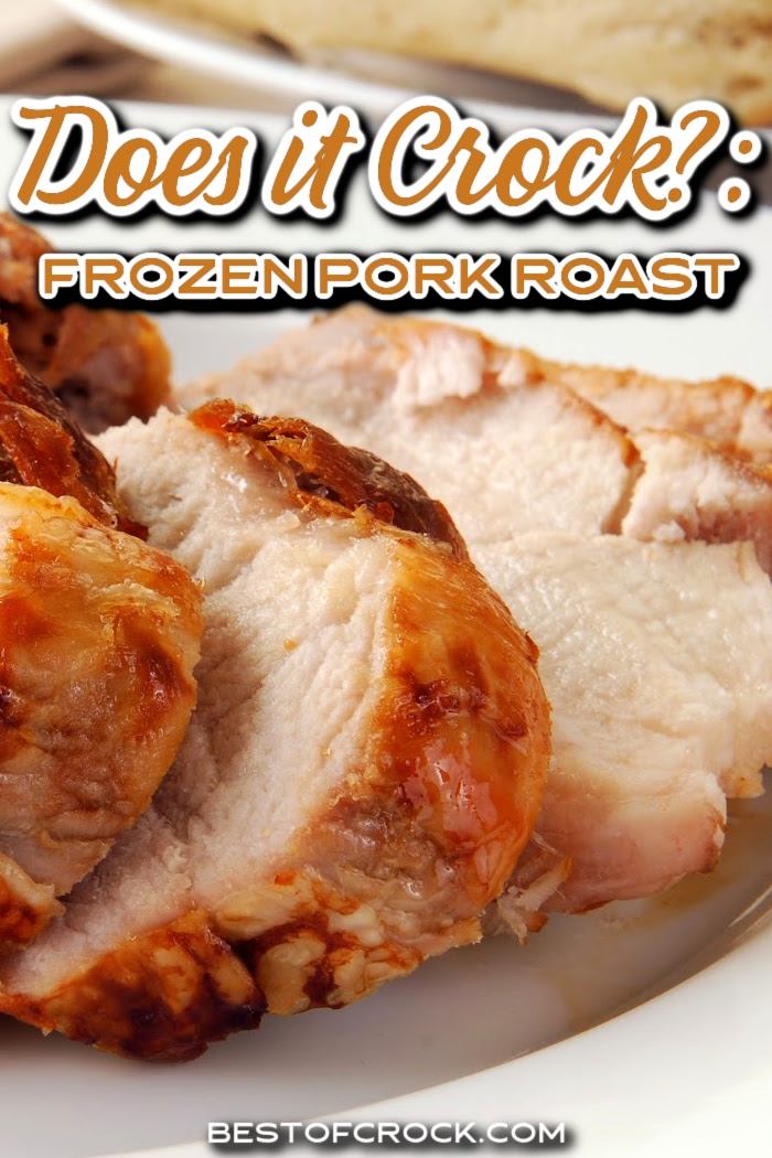 Can I put a frozen pork roast in the crockpot? Knowing the answer can help your meal prep when cooking pork roast dinner recipes. Crockpot Cooking Tips | Slow Cooker Tips | Pork Roast Tips | Frozen Pork Roast Tips | Healthy Eating Ideas | Crockpot Pork Recipes | Slow Cooker Pork Recipes | How to Cook Pork | Safe Ways to Cook Pork | Pork Handling Tips