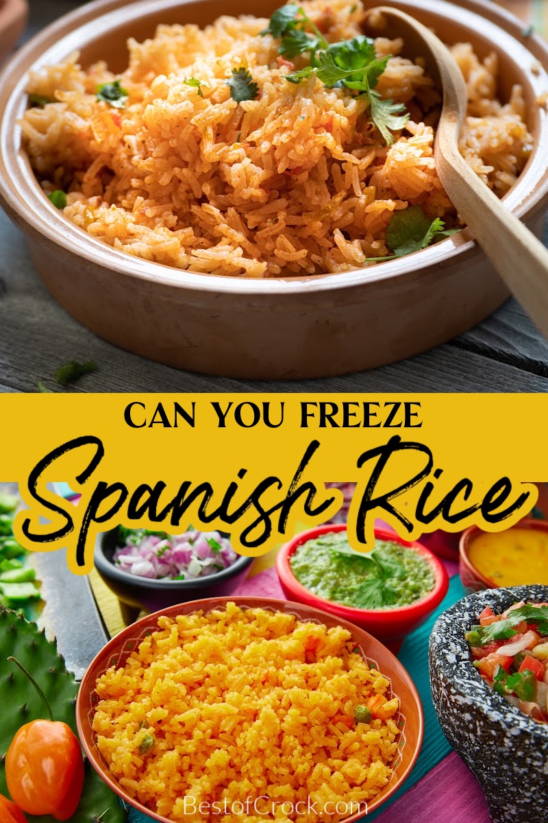 Can you freeze Spanish rice? Most rice dishes freeze very well, but can you take the best Spanish rice recipe and freeze it as well? How to Freeze Rice | How to Reheat Rice | Meal Prep Rice Tips | Tips for Making Spanish Rice | Tips for Freezing Spanish Rice | Spanish Rice vs Mexican Rice | Difference Between Spanish Rice and Mexican Rice via @bestofcrock