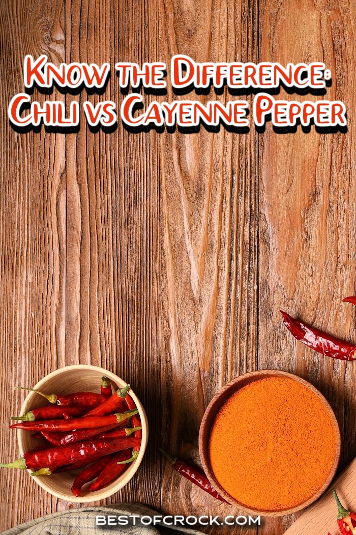 We all should know the differences between chili powder vs cayenne pepper powder so we can add the flavor we want to our recipes and make appropriate substitutions in our recipes. Difference Between Chili Powder and Cayenne | What is Cayenne Powder | What is Chili Powder | How to Make Chili Powder | Chili Powder Recipes | Recipes with Cayenne | Recipes with Chili Powder via @bestofcrock