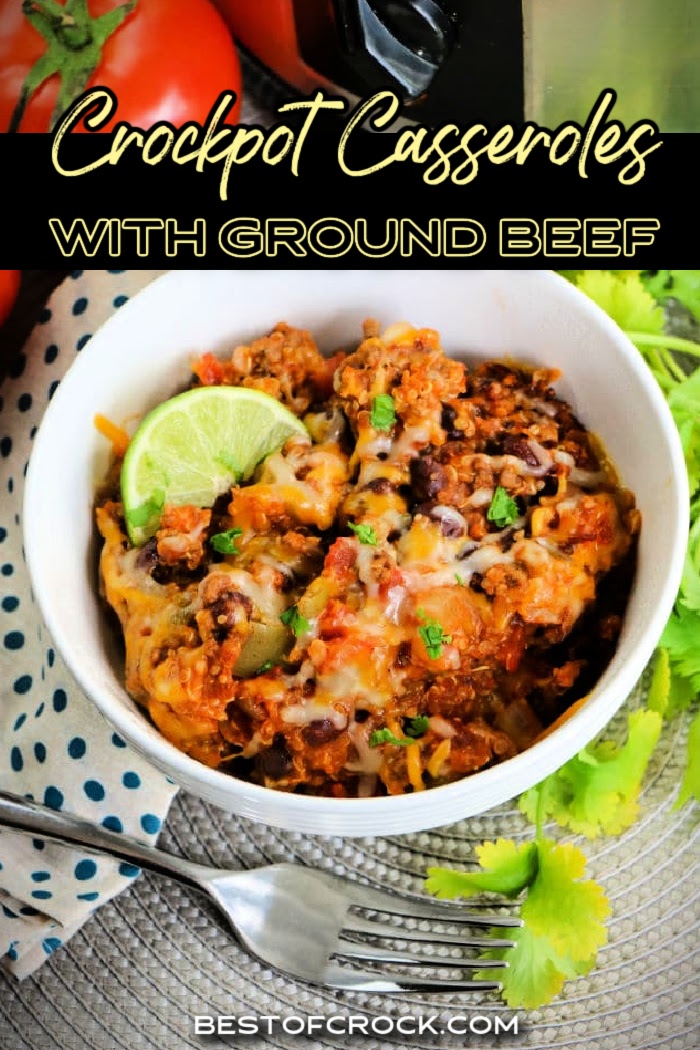 The best crockpot casseroles with ground beef make easy dinner recipes the entire family will enjoy and request regularly. Easy Dinner Recipes | Easy Family Dinners | Crockpot Casseroles | Crockpot Casserole Recipes with Ground Beef | Slow Cooker Casseroles with Ground Beef | Easy Ground Beef Recipes | Family Dinner Recipes | Crockpot Ground Beef Recipes for a Crowd
