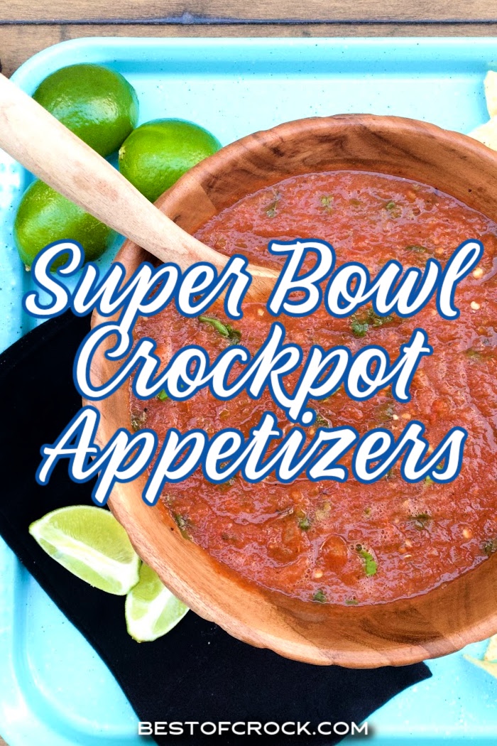 Super Bowl appetizers crockpot recipes are easy Super Bowl Party recipes that will keep everyone happy. Crockpot Party Recipes | Crockpot Super Bowl Recipes | Super Bowl Party Recipes | Appetizer Recipes for a Crowd | Appetizer Recipes for Parties | Crockpot Finger Food Recipes | Slow Cooker Party Recipes | Slow Cooker Appetizer Recipes | Super Bowl Snack Recipes