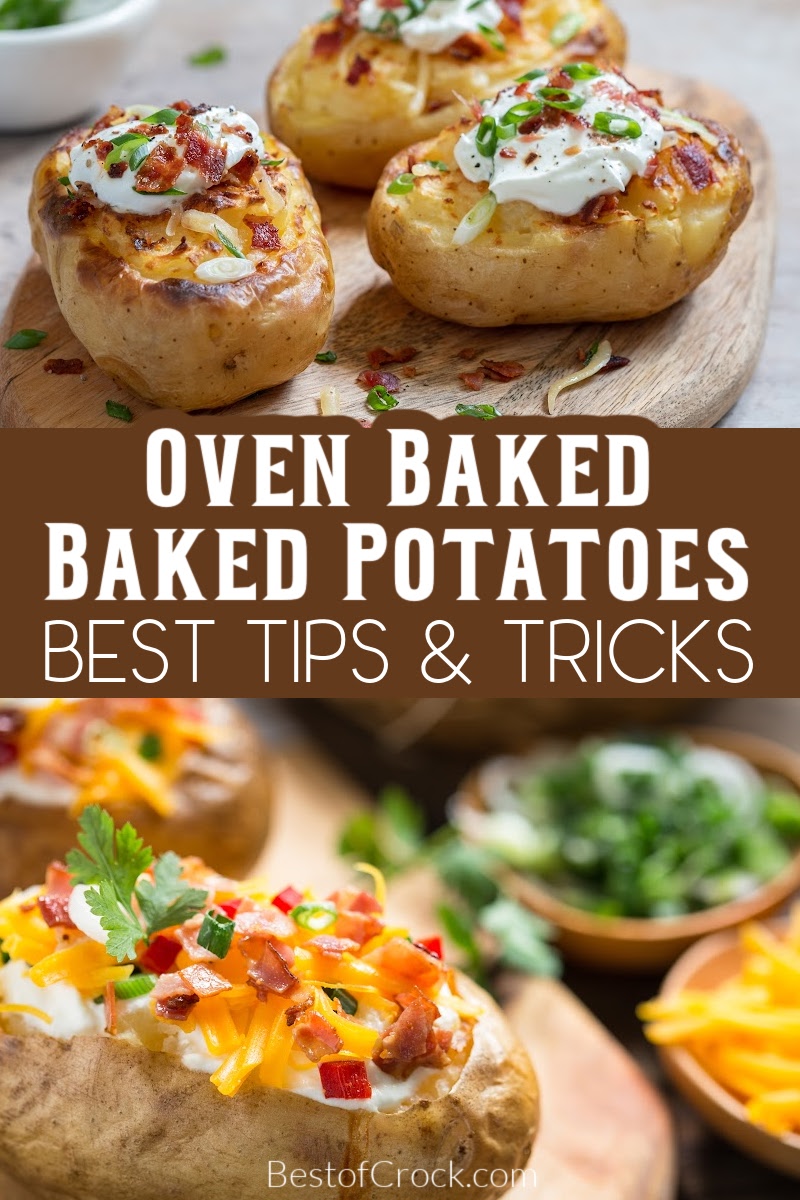 Making baked potatoes in the oven may seem simple, but with a few tips and tricks, you can elevate the texture and flavor. Tips for Making Baked Potatoes | How to Cook Baked Potatoes | Best Baked Potatoes in the Oven | Easy Side Dish Recipes | How to Bake Potatoes | Baked Potatoes in Oven with Foil | Tips for Loaded Baked Potatoes | Side Dish Recipes via @bestofcrock