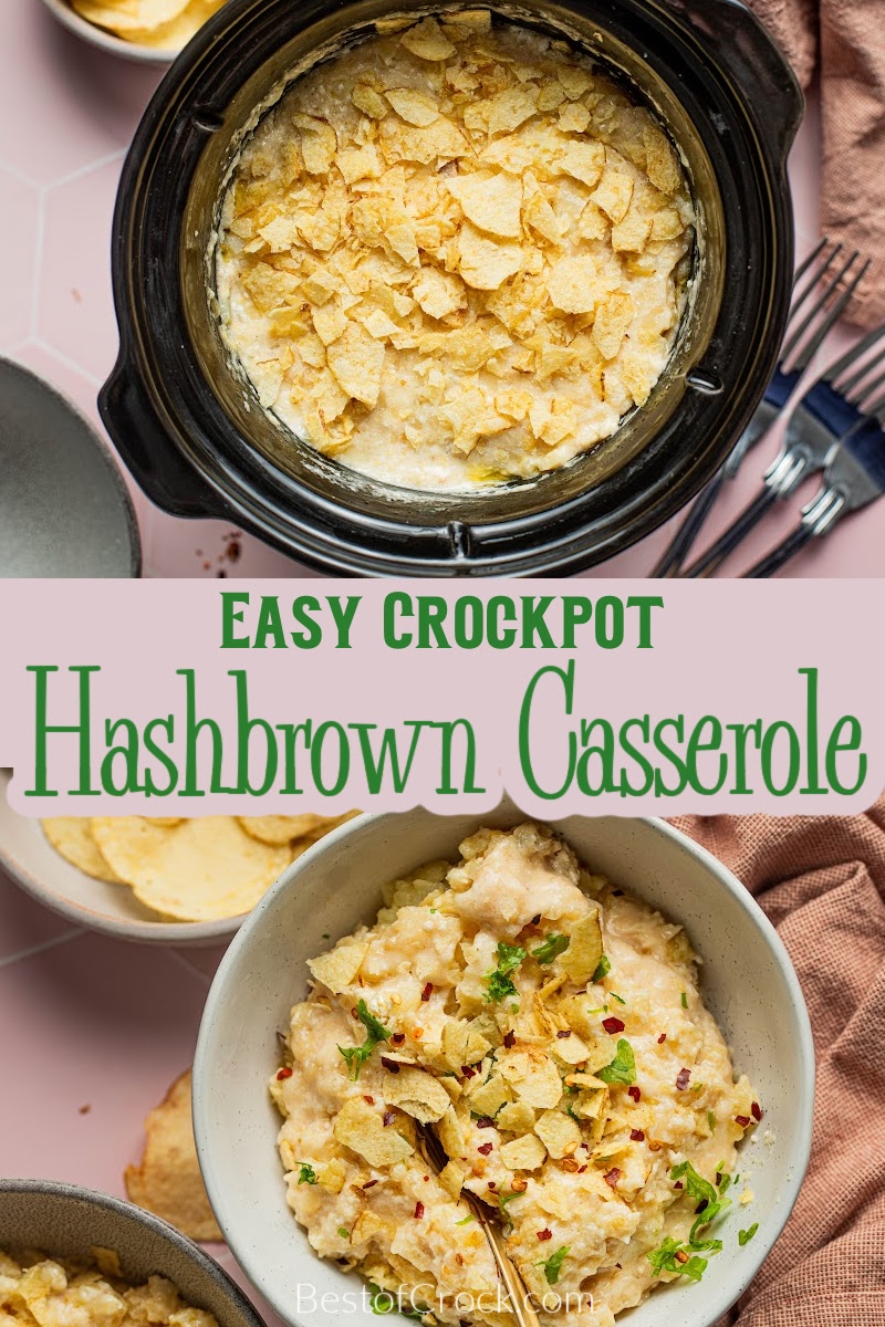The crockpot hashbrown casserole is an easy breakfast recipe, simple lunch recipe, and fantastic dinner recipe that is cheap and delicious. Crockpot Recipes with Potatoes | Crockpot Recipe for Breakfast | Crockpot Side Dish Recipe | Slow Cooker Dinner Recipe | Crockpot Casserole Ideas | Crockpot Dinner Recipe | Slow Cooker Recipe for Lunch | Cheesy Potatoes Recipe