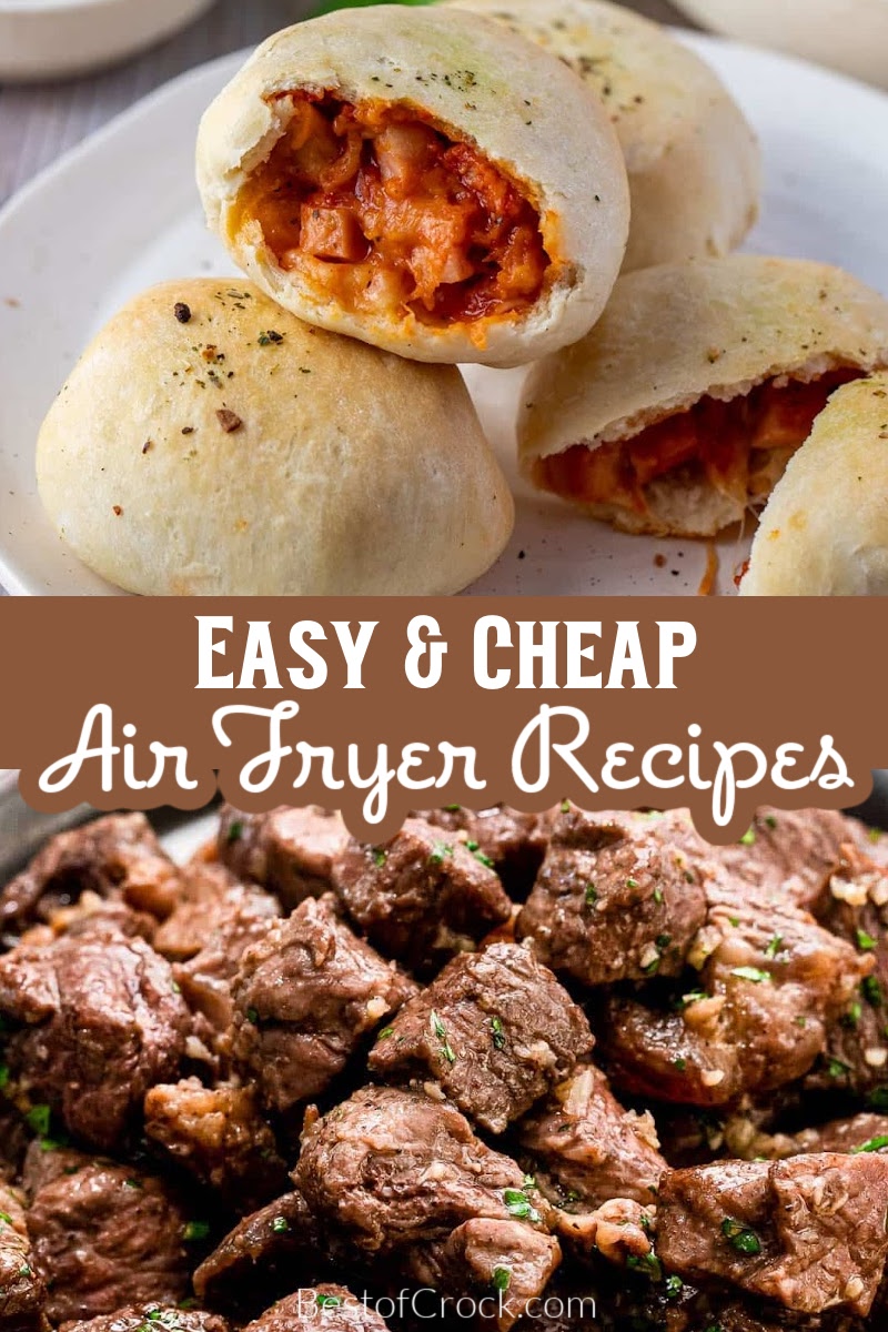 Easy and cheap air fryer recipes make easy dinner recipes more affordable and clean-up a breeze even on busy weeknights. Easy Dinner Recipes | Quick Dinner Recipes | Air Fryer Ideas | Air Fryer Side Dishes | Air Fry Dinner Recipes | Air Fryer Snack Recipes | Easy Snack Recipes | Easy Family Dinner Ideas | Quick Dinner Ideas | Cheap Dinner Recipes | Snack Recipes for Kids