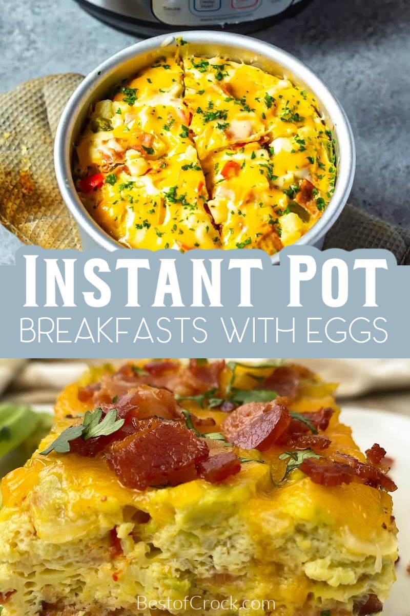 The best Instant Pot breakfast recipes with eggs can help give you the time you need to sleep in and have breakfast. Pressure Cooker Breakfast Recipes | Quick Breakfast Recipes | Egg Breakfast Recipes | Healthy Breakfast Ideas | Tips for Breakfast | Breakfast Casserole Recipes | Instant Pot Breakfast Casserole Recipes via @bestofcrock