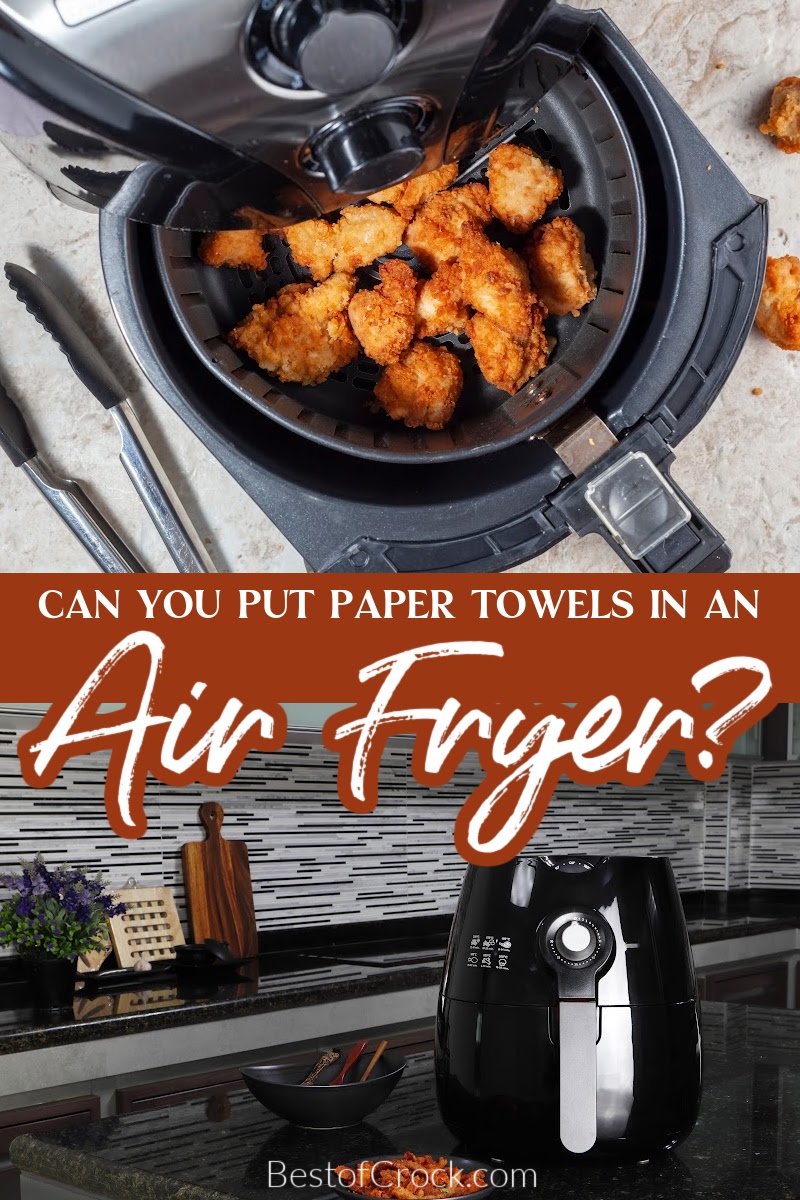 Can you put paper towel in an air fryer? The best air fryer recipes may not call for paper towels, but some easy air fryer tips may help. Air Fryer Safety Tips | Air Fryer Cooking Tips | Tips for Cleaning Air Fryers | How to Clean Air Fryer Baskets | Air Fryer Liner Ideas | How to Cook in an Air Fryer | Air Fryer Safety Ideas | Air Fryer Recipe Ideas | Quick Air Fryer Cleaning