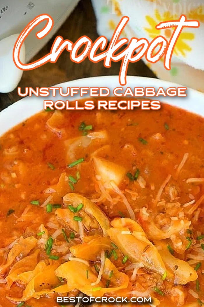 Crockpot unstuffed cabbage rolls make for a flavorful recipe with a lot of diversity in how it is made. Unstuffed Cabbage Rolls with Rice | Unstuffed Cabbage Rolls Crockpot | Cabbage Soup Recipes | Vegetarian Crockpot Recipes | Easy Dinner Recipes via @bestofcrock