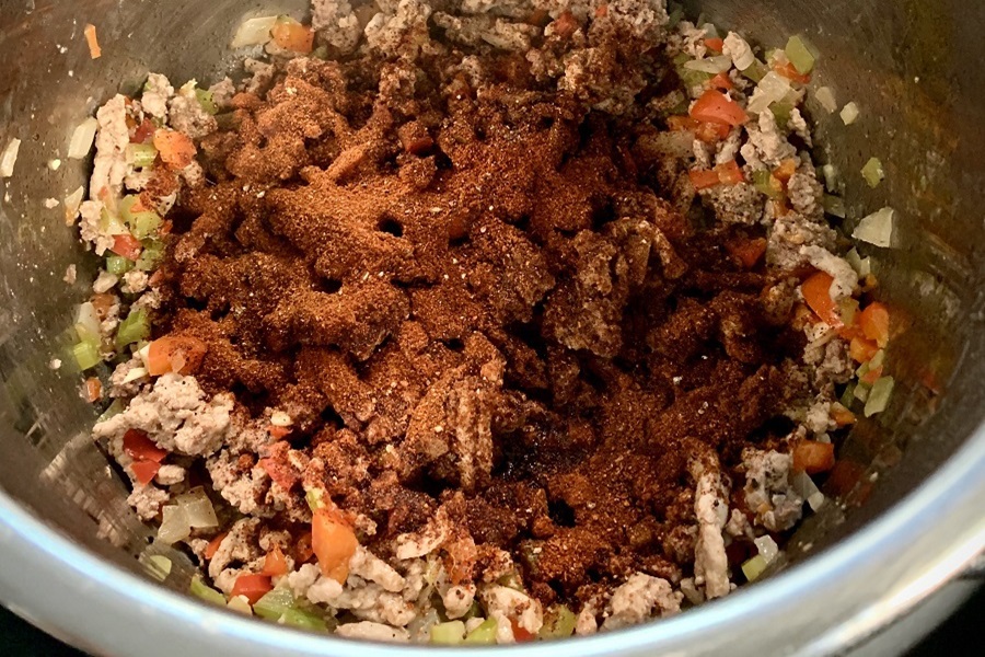Leftover Hamburger Meat Recipes for Dinner Close Up of Seasoned Ground Beef in a Pot