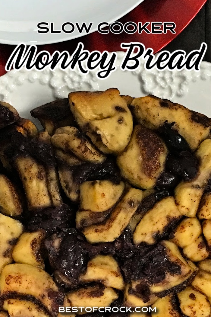 This slow cooker monkey bread recipe is perfect as a crockpot dessert or even a crockpot breakfast. Plus, it is an easy recipe you can make with children, too! Slow Cooker Breakfast Recipes | Holiday Crockpot Recipes | Crockpot Dessert Recipes | Easy Brunch Recipes | Slow Cooker Dessert Recipes | Crockpot Breakfast Recipes | Holiday Party Recipes | Christmas Party Recipes | Weekend Crockpot Recipes