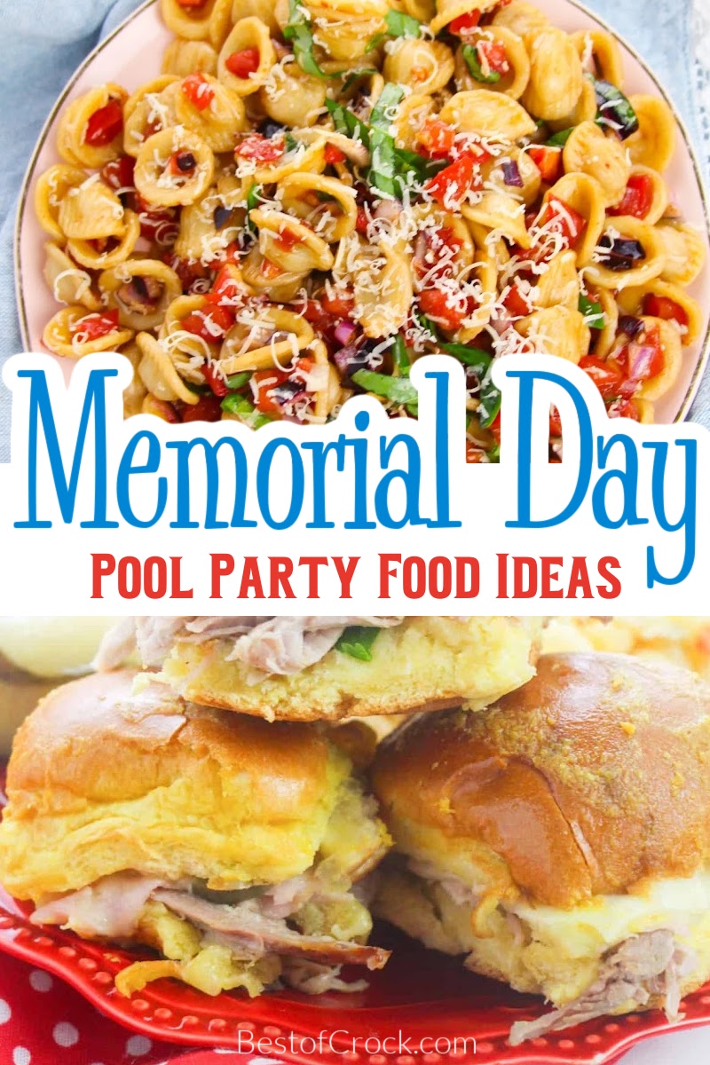 Memorial Day pool party food ideas can take your celebrations to the next level while commemorating this holiday honoring those who died serving our country. Memorial Day Recipes | Memorial Day BBQ Recipes | Memorial Day Party Recipes | Recipes for Memorial Day | Summer Party Recipes | Easy Summer Party Recipes | Pool Party Recipes | Recipes for Pool Parties | Crockpot Memorial Day Recipes | Instant Pot Memorial Day Recipes | Instant Pot Summer Recipes | Crockpot Summer Recipes via @bestofcrock