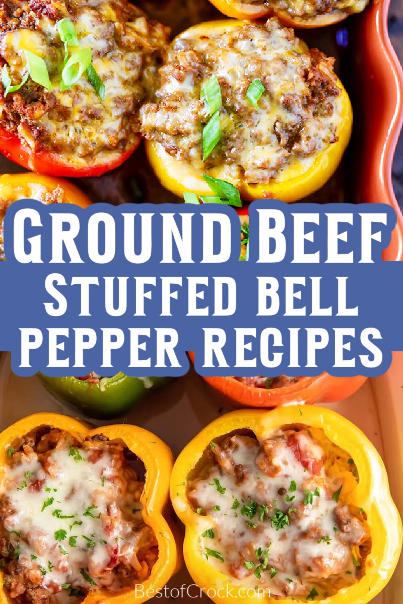 The best stuffed bell peppers with ground beef recipes make healthy meal planning easy and provide different flavor options. Easy Dinner Recipes | Low Carb Dinner Recipes | Keto Dinner Recipes | Stuffed Bell Pepper Ideas | Healthy Dinner Recipes | Healthy Meal Prep Recipes | Easy Meal Prep Recipes | Dinner Recipes with Bell Peppers | Ground Beef Dinner Recipes | Easy Recipes with Ground Beef via @bestofcrock