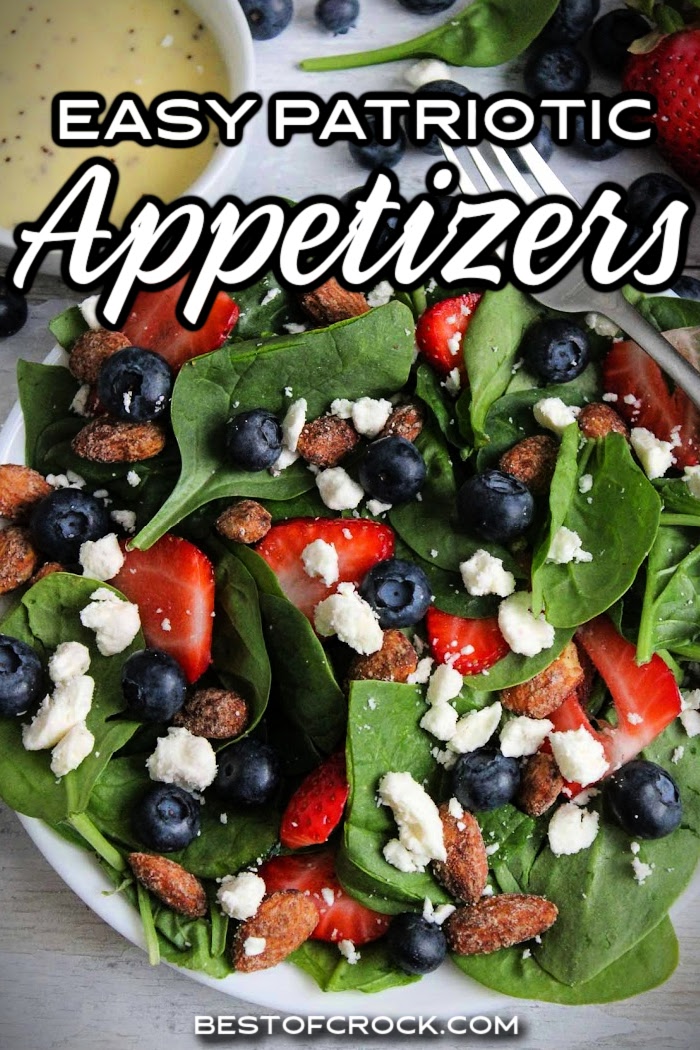 Easy patriotic food appetizers for a party can help us celebrate our country with our family, friends, and neighbors. Patriotic Recipes | Patriotic Appetizer Recipes | Easy Patriotic Recipes | Memorial Day Party Recipes | Memorial Day Food Ideas | Fourth of July BBQ Recipes | Fourth of July Recipes | Appetizers for Memorial Day BBQ | Appetizers for Fourth of July | Easy Appetizers for Summer BBQ | Summer BBQ Recipes | Summer Party Appetizers