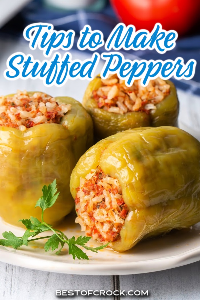 Knowing how to make stuffed bell peppers is easier with our tips that help your recipes come out with the texture and flavor you desire! Tips for Making Stuffed Bell Peppers | Ways to Cut Bell Peppers | Low Carb Stuffed Peppers Ideas | Low Carb Stuffed Pepper Ideas | Soggy Stuffed Bell Peppers | Stuffed Bell Peppers Instant Pot | Stuffed Bell Peppers Cook in the Oven | Stuffed Bell Peppers Crockpot | Cooking Tips