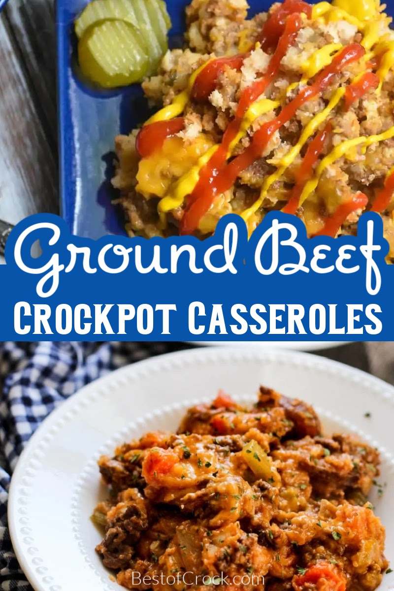 The best crockpot casseroles with ground beef make easy dinner recipes the entire family will enjoy and request regularly. Easy Dinner Recipes | Easy Family Dinners | Crockpot Casseroles | Crockpot Casserole Recipes with Ground Beef | Slow Cooker Casseroles with Ground Beef | Easy Ground Beef Recipes | Family Dinner Recipes | Crockpot Ground Beef Recipes for a Crowd via @bestofcrock