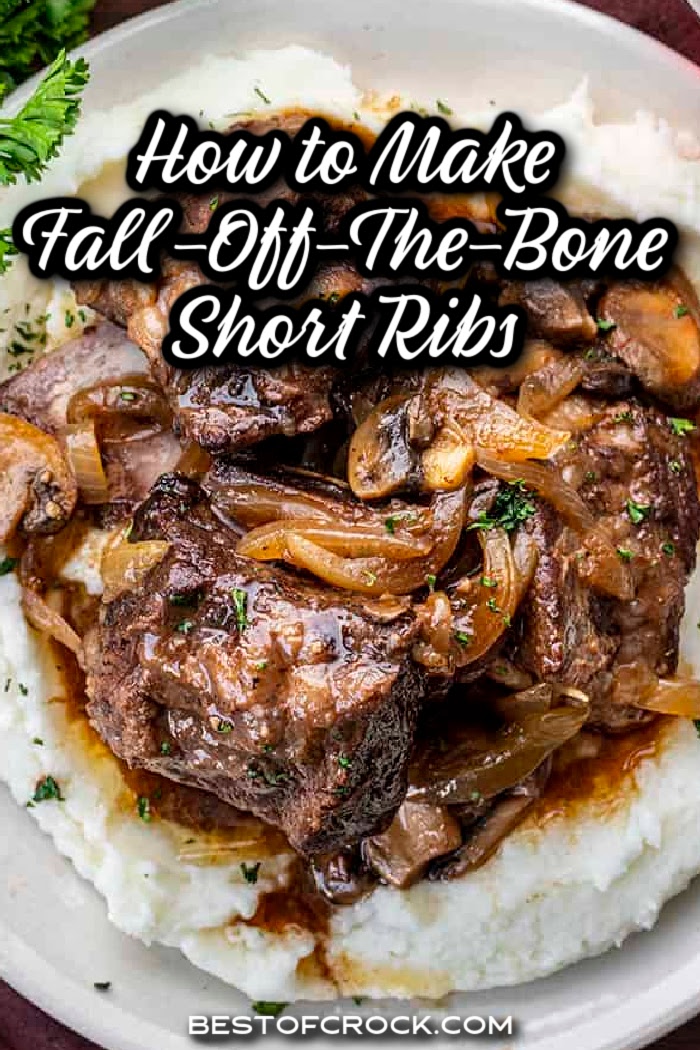 These delicious slow cooker short ribs recipes are not only filled with so much flavor, but they also make the ultimate comfort food. Crockpot Ribs Recipes | Crockpot Recipes with Beef | Wine Braised Crockpot Recipes | Crockpot Recipes with Red Wine | Beef Dinner Recipes | Dinner Party Recipes | Slow Cooker Beef Recipes | Slow Cooker Ribs Recipes | Crockpot Recipes for Summer | Summer Slow Cooker Recipes via @bestofcrock