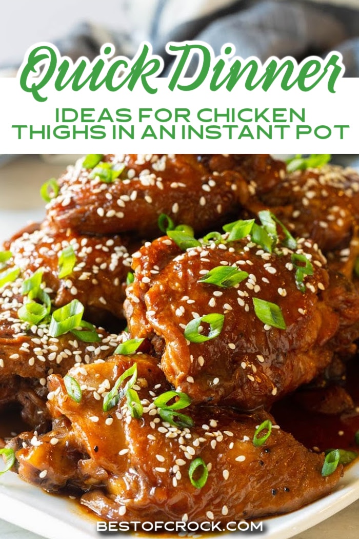 These Instant Pot chicken thighs recipes can help you put an easy dinner on the table even on busy weeknights for a complete meal. Quick and Easy Chicken Thighs Recipes | Delicious Chicken Thighs Recipes | One-Pot Chicken Thighs Recipes | Flavorful Instant Pot Chicken Thighs | Best Chicken Thighs Recipes | Family-Friendly Chicken Thighs Recipes | Healthy Instant Pot Chicken Thighs | Budget-Friendly Chicken Thighs Recipes | Creative Chicken Thighs Dishes via @bestofcrock