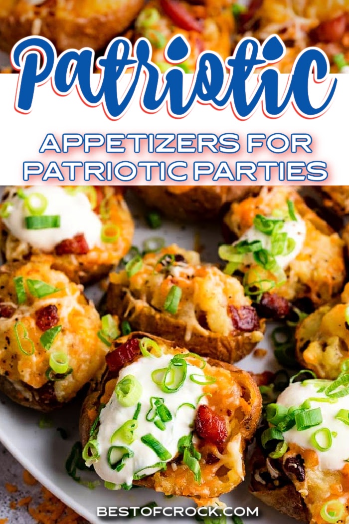 Easy patriotic food appetizers for a party can help us celebrate our country with our family, friends, and neighbors. Patriotic Recipes | Patriotic Appetizer Recipes | Easy Patriotic Recipes | Memorial Day Party Recipes | Memorial Day Food Ideas | Fourth of July BBQ Recipes | Fourth of July Recipes | Appetizers for Memorial Day BBQ | Appetizers for Fourth of July | Easy Appetizers for Summer BBQ | Summer BBQ Recipes | Summer Party Appetizers via @bestofcrock