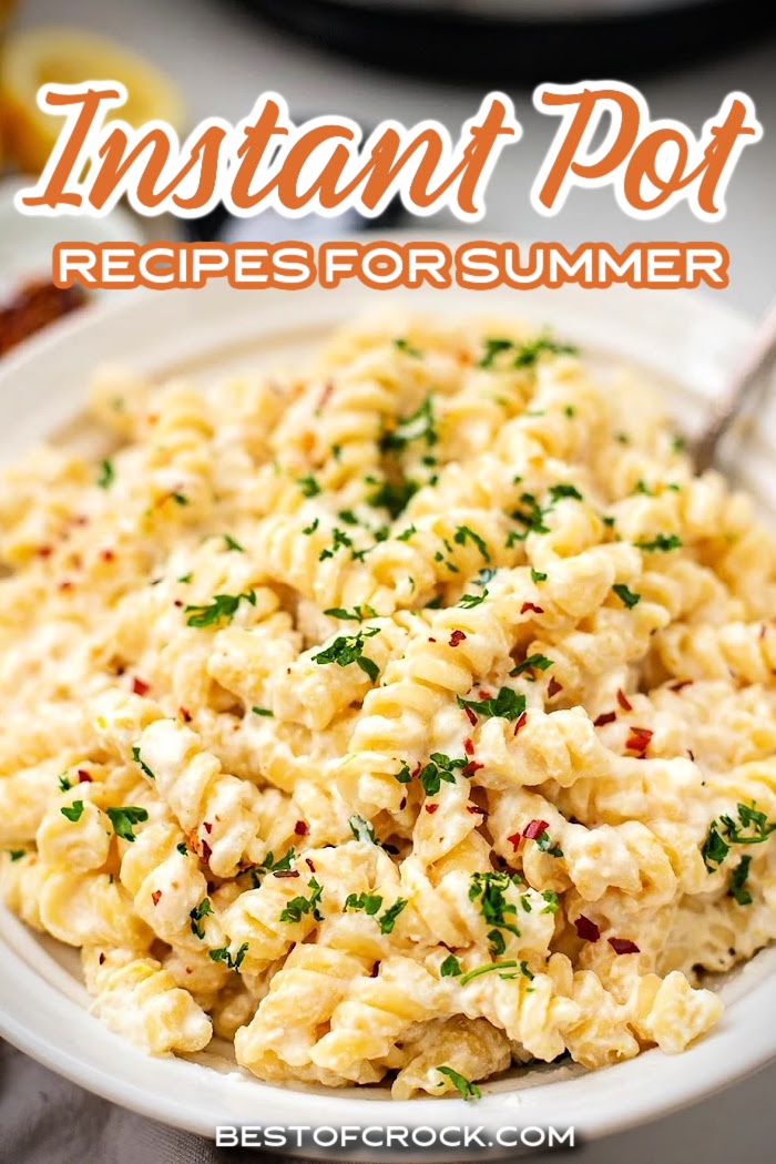 Enjoy summer instead of spending it in the kitchen with some easy summer Instant Pot recipes to save time and use it how you want. Summer Dinner Recipes | Easy Summer Recipes | Pressure Cooker Recipes for Summer | Quick Summer Recipes | Quick Dinner Recipes | Instant Pot Recipes for a Crowd | Instant Pot Lunch Recipes | Summer Lunch Recipes | Quick Lunch Recipes via @bestofcrock