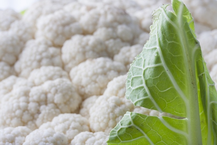 Instant Pot Cauliflower Recipes Close Up of a Head of Cauliflower