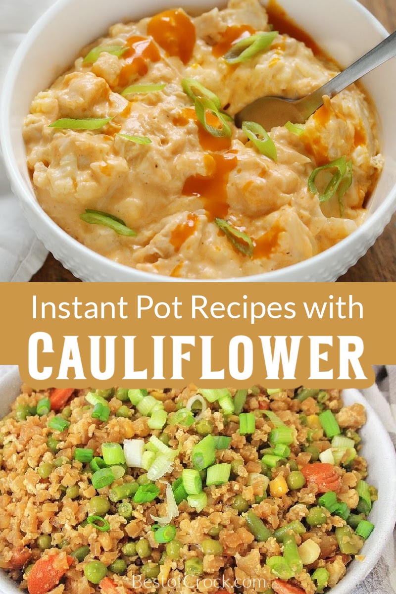 The best way to make cauliflower recipes is by using Instant Pot recipes with cauliflower that are easy and transformative. Instant Pot Cauliflower Mash | Instant Pot Cauliflower Rice | Low Carb Mac and Cheese | Low Carb Mashed Potatoes | Instant Pot Veggie Recipes | Side Dish Recipes | Healthy Side Dishes | Healthy Instant Pot Recipes | Healthy Instant Pot Sides | Cauliflower Side Dishes | Instant Pot Recipes with Cauliflower via @bestofcrock