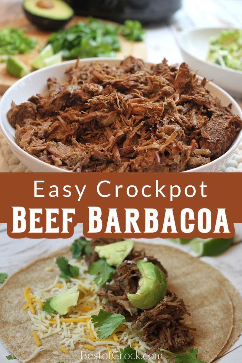 Taking Taco Tuesday to the next level is far more accessible when we have an easy crockpot beef barbacoa recipe on hand. Mexican Recipes | Crockpot Dinner Recipes | Beef Crockpot Recipes | Taco Tuesday Recipes | Crockpot Mexican Recipes | Crockpot Recipes for Taco Tuesday | Crockpot Recipes with Beef | Crockpot Chuck Roast Recipe | Slow Cooker Beef Recipe | Chuck Roast Ideas via @bestofcrock