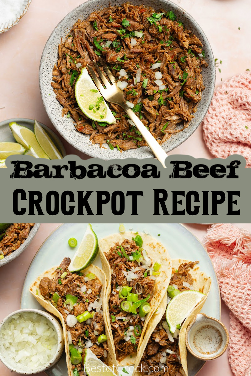 Taking Taco Tuesday to the next level is far more accessible when we have an easy crockpot beef barbacoa recipe on hand. Mexican Recipes | Crockpot Dinner Recipes | Beef Crockpot Recipes | Taco Tuesday Recipes | Crockpot Mexican Recipes | Crockpot Recipes for Taco Tuesday | Crockpot Recipes with Beef | Crockpot Chuck Roast Recipe | Slow Cooker Beef Recipe | Chuck Roast Ideas via @bestofcrock