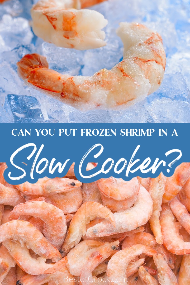 Can you put frozen shrimp in a slow cooker? Crockpot shrimp recipes may call for fresh shrimp, but frozen shrimp recipes tell us otherwise. Crockpot Seafood Tips | Tips for Cooking Seafood in a Slow Cooker | Frozen Seafood Crockpot | Slow Cooker Dinner Recipes | Slow Cooker Shrimp Recipes | Slow Cooker Dinner Recipes | Easy Dinner Recipes | Healthy Slow Cooker Recipes | Weeknight Dinner Recipes via @bestofcrock