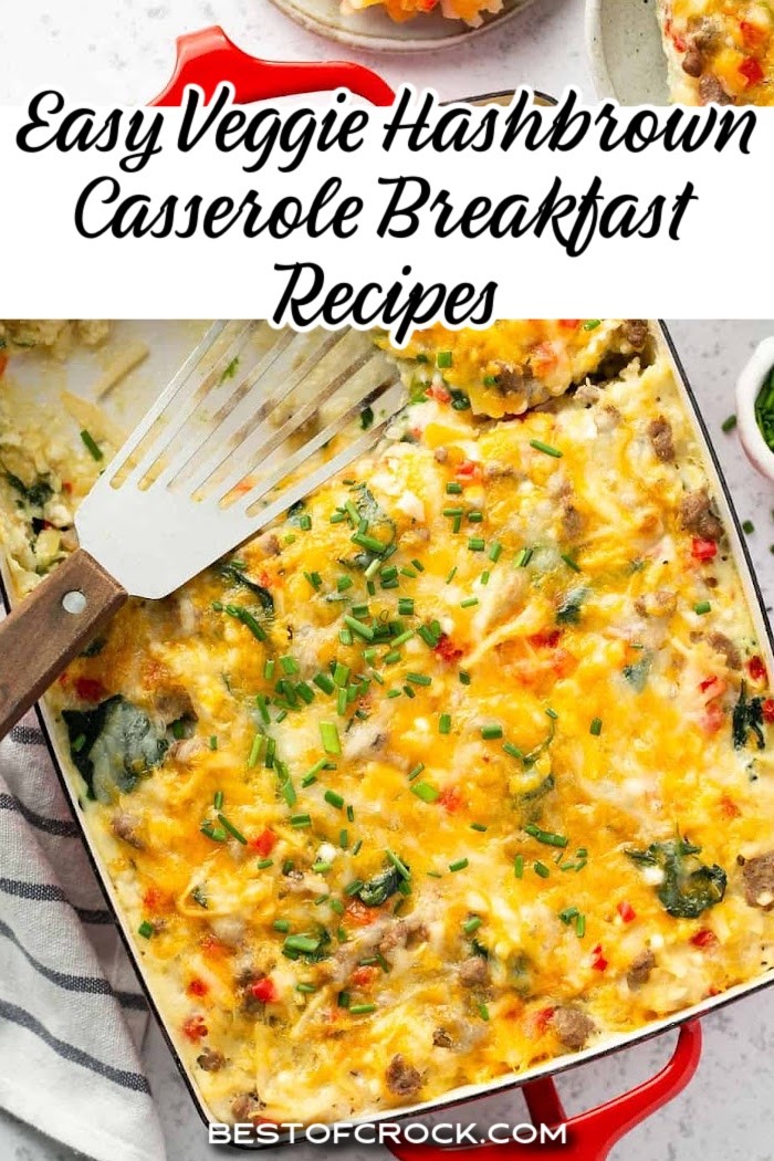 Add easy veggie hashbrown casserole breakfast recipes to the menu to elevate your breakfast meal planning. Breakfast Casserole Recipes | Breakfast Side Dish Recipes | Breakfast Recipes with Potatoes | Hashbrown Casserole Ideas | Hashbrown Casserole Tips | How to Make Hashbrown Casserole | Hashbrown Casserole with Frozen Hashbrowns | Loaded Casserole Recipes via @bestofcrock