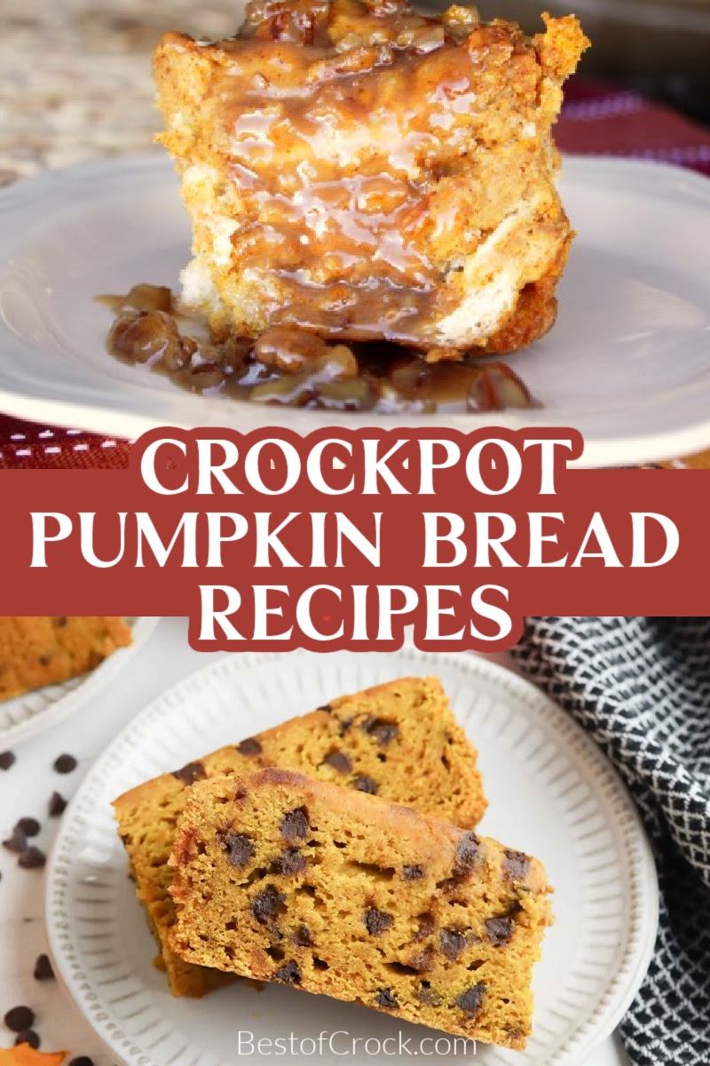 The best crockpot pumpkin bread recipes will fill your home with the scents of fall! They are easy to make, too! Crockpot Recipes with Pumpkin | Pumpkin Crockpot Recipes | Crockpot Recipes for Fall | Fall Crockpot Recipes | Thanksgiving Crockpot Recipes | Crockpot Thanksgiving Ideas | Slow Cooker Bread Recipes | Crockpot Bread Recipes | Pumpkin Bread Ideas via @bestofcrock