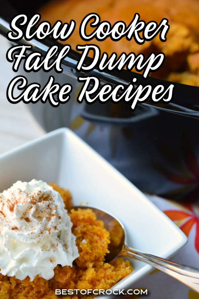 Fall is the perfect season for warm desserts! These delicious slow cooker fall dump cake recipes make baking as easy as set it and forget it. Slow Cooker Fall Desserts | Easy Dump Cakes | Fall Desserts | Apple Dump Cake Recipes | Crockpot Dessert Recipes | Fall Dessert Recipes | Crockpot Apple Crisp Recipes | Crockpot Cake Recipes | Thanksgiving Dessert Recipes via @bestofcrock