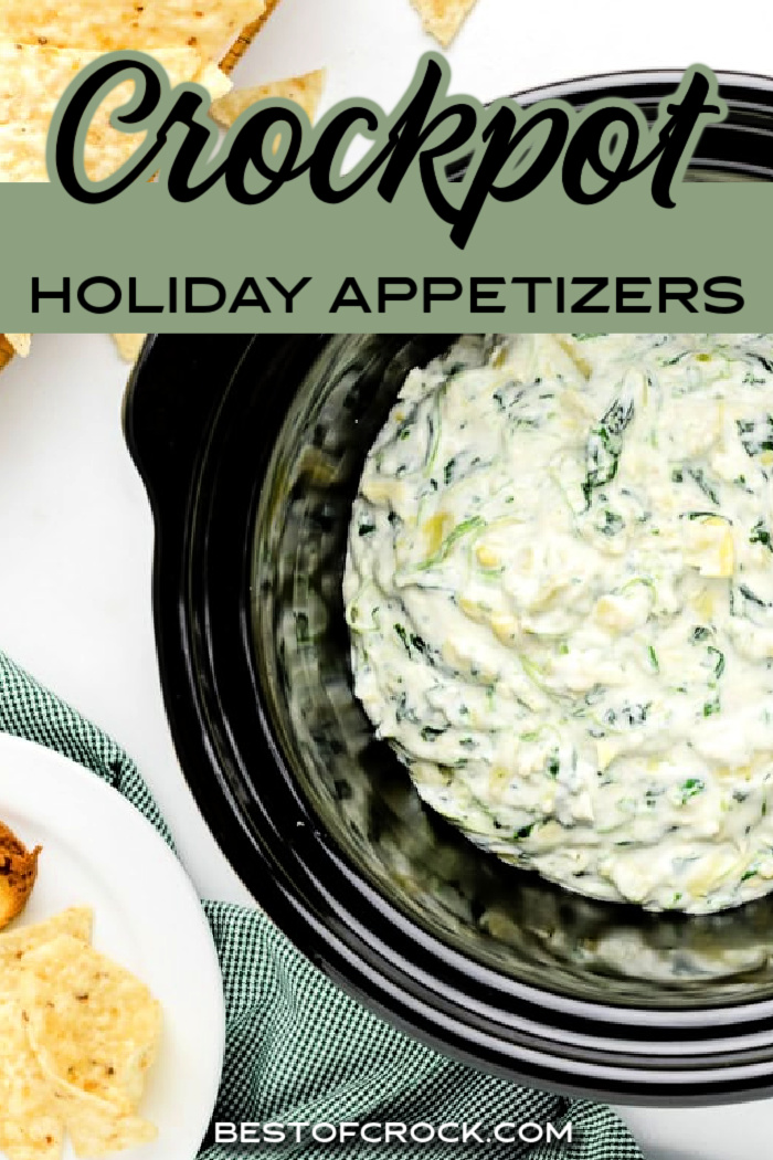 Crockpot holiday appetizers can make hosting holiday parties easier and pair perfectly with holiday dinner recipes. Crockpot Christmas Recipes | Crockpot Thanksgiving Recipes | Crockpot Recipes for New Years Eve | Slow Cooker Holiday Recipes | Crockpot Finger Foods | Holiday Season Recipes | Holiday Snack Recipes | Holiday Party Recipes via @bestofcrock