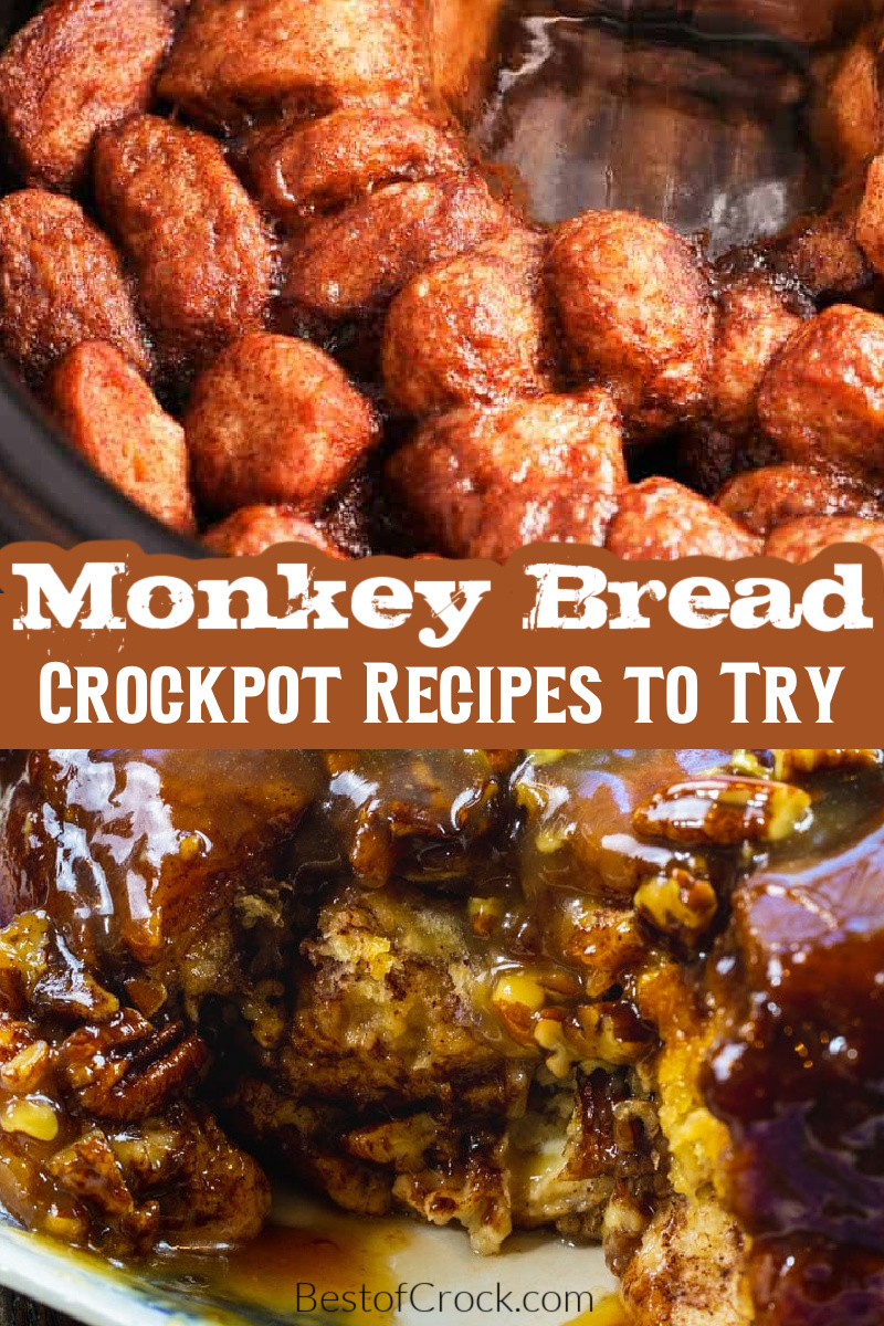 Enjoy these easy crockpot monkey bread recipes with canned cinnamon rolls that you can make as a crockpot breakfast or crockpot dessert. Monkey Bread with Canned Biscuits | Monkey Bread Frozen Dinner Rolls | Crockpot Dessert Recipes | Crockpot Breakfast Recipes | Crockpot Cinnamon Rolls Recipe | Slow Cooker Breakfast Ideas | Crockpot Recipes for Dessert | Crockpot Party Recipes | Holiday Breakfast Recipes | Crockpot Recipes for Holidays via @bestofcrock