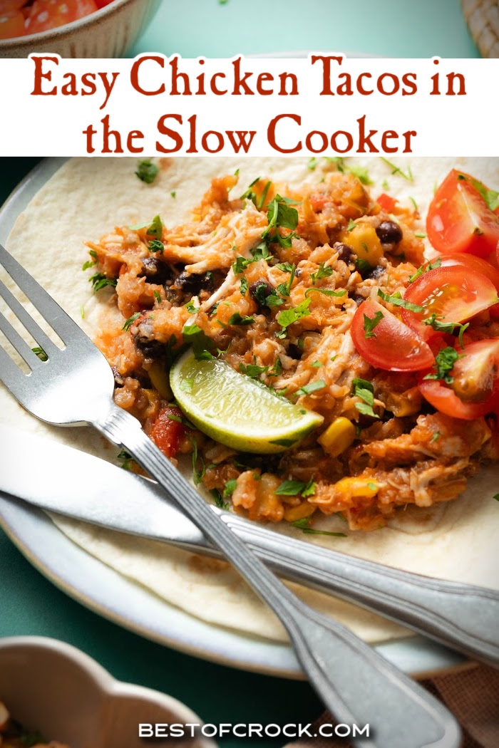 Making our easy chicken tacos in the slow cooker recipe can take your taco night to a new level that the whole family can enjoy. Easy Chicken Taco Recipe | Crockpot Chicken Tacos | Mexican Slow Cooker Recipes | Homemade Chicken Tacos | Quick and Easy Chicken Tacos | Healthy Chicken Taco Recipes | Authentic Chicken Tacos | One-Pot Chicken Taco Meal | Delicious Slow Cooker Chicken Tacos | Crockpot Chicken Tacos | Budget-Friendly Chicken Tacos via @bestofcrock