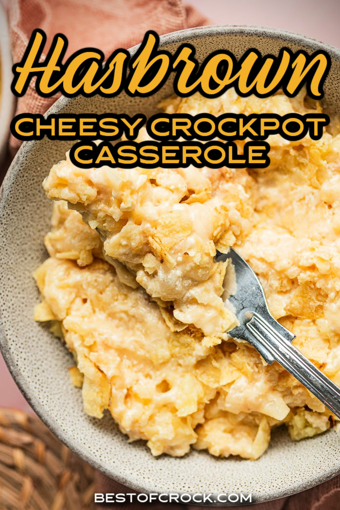 Meal planning is easier with our easy crockpot hashbrown casserole recipe! It is the perfect side dish for breakfast or dinner. Crockpot Recipes with Potatoes | Crockpot Recipe for Breakfast | Crockpot Side Dish Recipe | Slow Cooker Dinner Recipe | Crockpot Casserole Ideas | Crockpot Dinner Recipe | Slow Cooker Recipe for Lunch | Cheesy Potatoes Recipe | Easy Crockpot Breakfast Casserole | Crockpot Breakfast Recipe | Slow Cooker Recipe with Potatoes via @bestofcrock