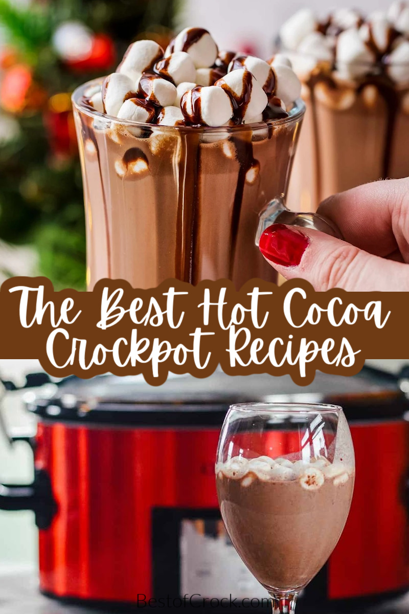 Fill your home with the comforting smells of fall and winter with these delicious hot cocoa crockpot recipes. Homemade Hot Cocoa Recipes | Crock Pot Hot Chocolate Recipes | Mexican Hot Chocolate | Nutella Hot Cocoa Recipe | Homemade Hot Chocolate Recipe | Crockpot Holiday Recipes | Winter Slow Cooker Recipes | Crockpot Drink Recipes | Crockpot Holiday Recipes | Holiday Party Drinks | Holiday Recipes Crockpot | Crockpot Recipes with Chocolate via @bestofcrock