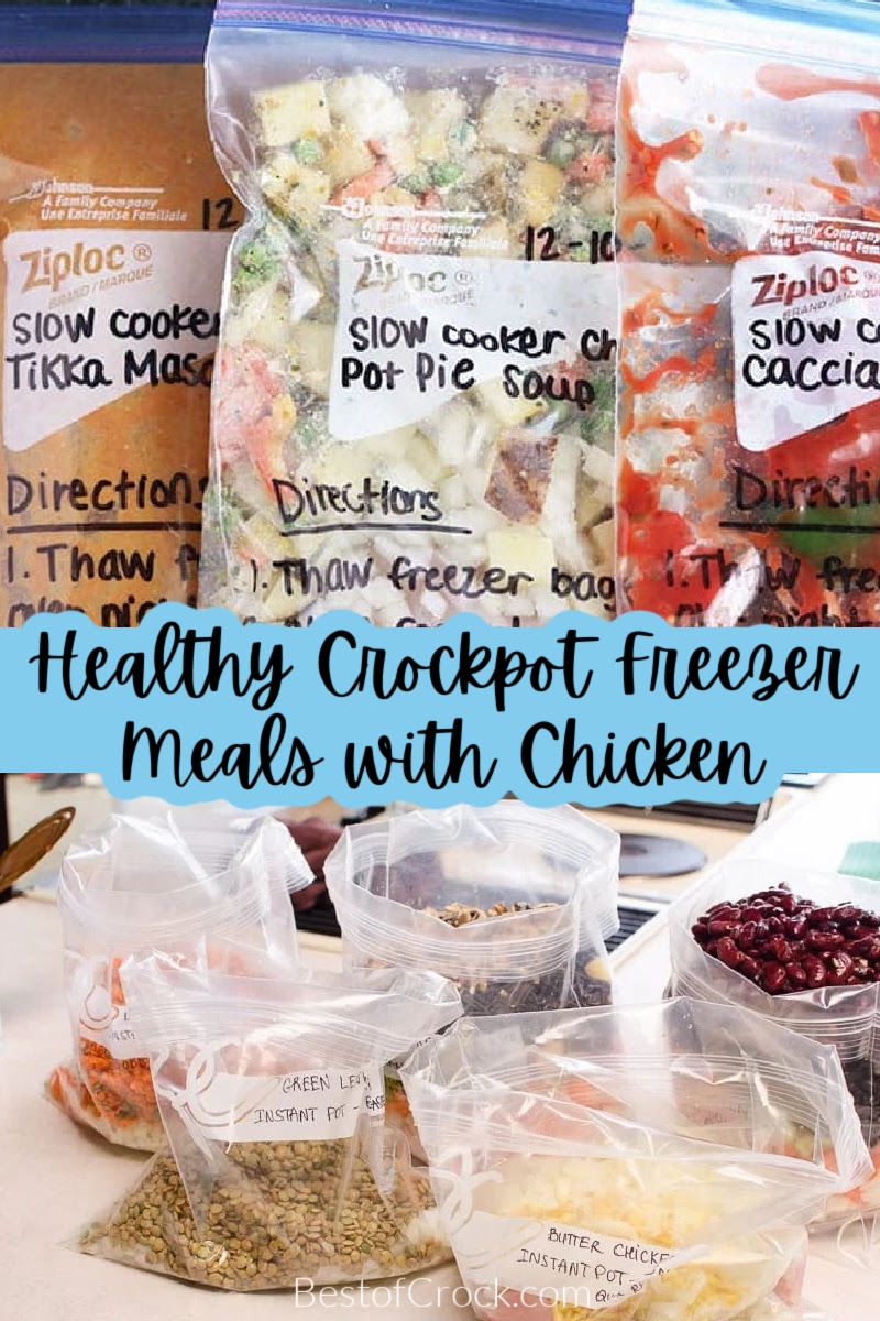 Healthy crockpot freezer meals with chicken make eating healthy so much easier and more delicious than ever before. Crockpot Recipes with Chicken | Meal Prep Chicken Recipes | Crockpot Meal Prep Recipes | Healthy Crockpot Recipes with Chicken | Crockpot Freezer Meals | Healthy Chicken Recipes via @bestofcrock