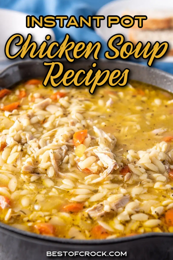 Making Healthy Instant Pot chicken soup recipes may be easy, but they are still comforting for everyone to enjoy! Instant Pot Chicken Recipes | Instant Pot Soup Recipes | Healthy Chicken Soup Recipes | Instant Pot Chicken Soup with Rice | Healthy Instant Pot Recipes | Healthy Soup Recipes | Healthy Instant Pot Lunches | Make Ahead Recipes | Instant Pot Make Ahead Recipes via @bestofcrock