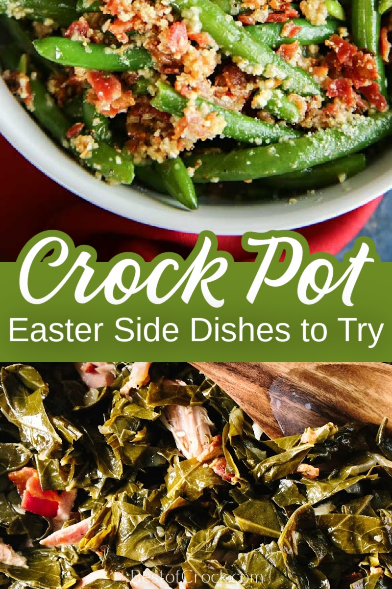 Crockpot Easter side dish recipes will go well with your lamb or ham this Easter and make cooking dinner for the family easier. Easter Recipes | Slow Cooker Easter Recipes | Crockpot Side Dishes | Crockpot Holiday Recipes | Crockpot Holiday Side Dishes | Slow Cooker Side Dishes | Healthy Crockpot Recipes | Recipes for Easter | Side Dishes for Easter Dinner | Easter Dinner Recipes via @bestofcrock