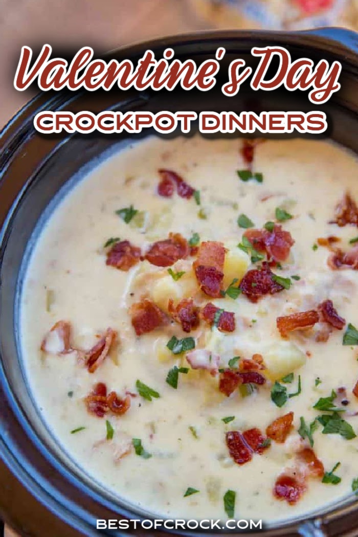 Show your loved one how much you care with one of these easy romantic crockpot meals for Valentines Day and share for a romantic date night at home. Crockpot Recipes for Two | Crockpot Recipes for Valentines Day | Valentines Recipes for Two | Easy Valentines Day Recipes | Date Night Dinner Ideas | Crockpot Date Night Recipes | Slow Cooker Valentines Day Recipes via @bestofcrock