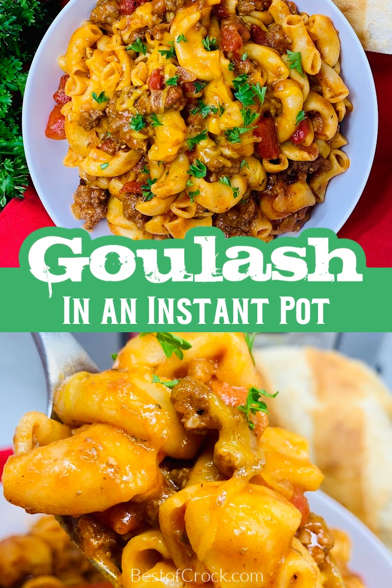 Easy goulash in the Instant Pot is an American goulash version filled with flavor and makes a hearty meal picky eaters can enjoy. Instant Pot Dinners | Quick and Easy Dinner Recipes | One-Pot Meals | Instant Pot Meal Ideas | Family-Friendly Meals | Dinner Recipes for Busy Nights | Instant Pot Cooking | Easy Weeknight Dinners | Instant Pot Dinner Ideas | Simple Dinner Recipes via @bestofcrock